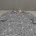 Dokotoo Womens Oversizes Cute Tops for Women 2026 Trendy Dressy Casual Summer Fall Long Sleeve Shirts V Neck Button Down Blouses Alicia Floral Flowy Print Work Business Top Gray XX-Large