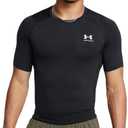 Under Armour - Mens Hg Armour Comp T-Shirt, Color Black (002), Size: Large