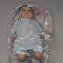 GYCV Lifelike Reborn Baby Dolls Girl - 18 Inch Baby Doll Realistic Newborn Girl Silicone, Cloth Body Adorable Reborn Baby Doll Real Life Babies Reborn Doll Toys with Accessories Birthday Gift for Kids