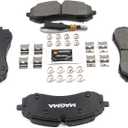 MAGMA Premium PMD2423M Semi-Metallic Brake Pads, Front