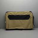 Amazon Basics 2-Door Portable Soft-Sided Folding Soft Dog Travel Crate Kennel, Medium (M 30" x 21" x 21"), Tan