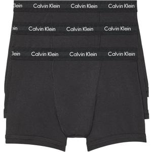 Calvin Klein Men's Cotton Stretch 3-pack Boxer Brief, 3 Black, Large