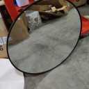 Round Bathroom Mirror for Wall, 2 Pack 26 inch Circle Bathroom Mirrors for Over Sink, Modern Circular Metal Frame for Vanity, Entryway, Bedroom, Living Room(Black)