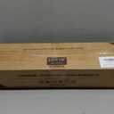 YaFex Curtain Rods 32-118 Inch, Heavy Duty 1 Inch Adjustable Curtain Rod for Windows, Black Long Window Treatment Rods, Modern Design, Easy Installation