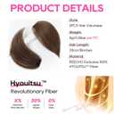 REECHO Clip in Hair Volumizer, Short Thick Clip in Hairpieces Adding Extra Hair Volume Extensions for Women with Thin Fine (Ginger Brown, 8 Inch(Pack of 4))
