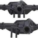 Front Axle Housing,Metal 1:10 RC Car Parts Upgrade for Off-Road Racing and Model Customization,RC Model Accessories for Hobbyists and Enthusiasts(Black Silver)