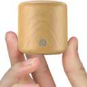 Dreamegg Sound Machine for Baby&Adults - Travel Sound Machine for Sleep, Features Powerful Battery, Egg-Sized, 16 Soothing Sounds, Timer, Sound Machine for Baby Adults Office Privacy Home Gift, Wood