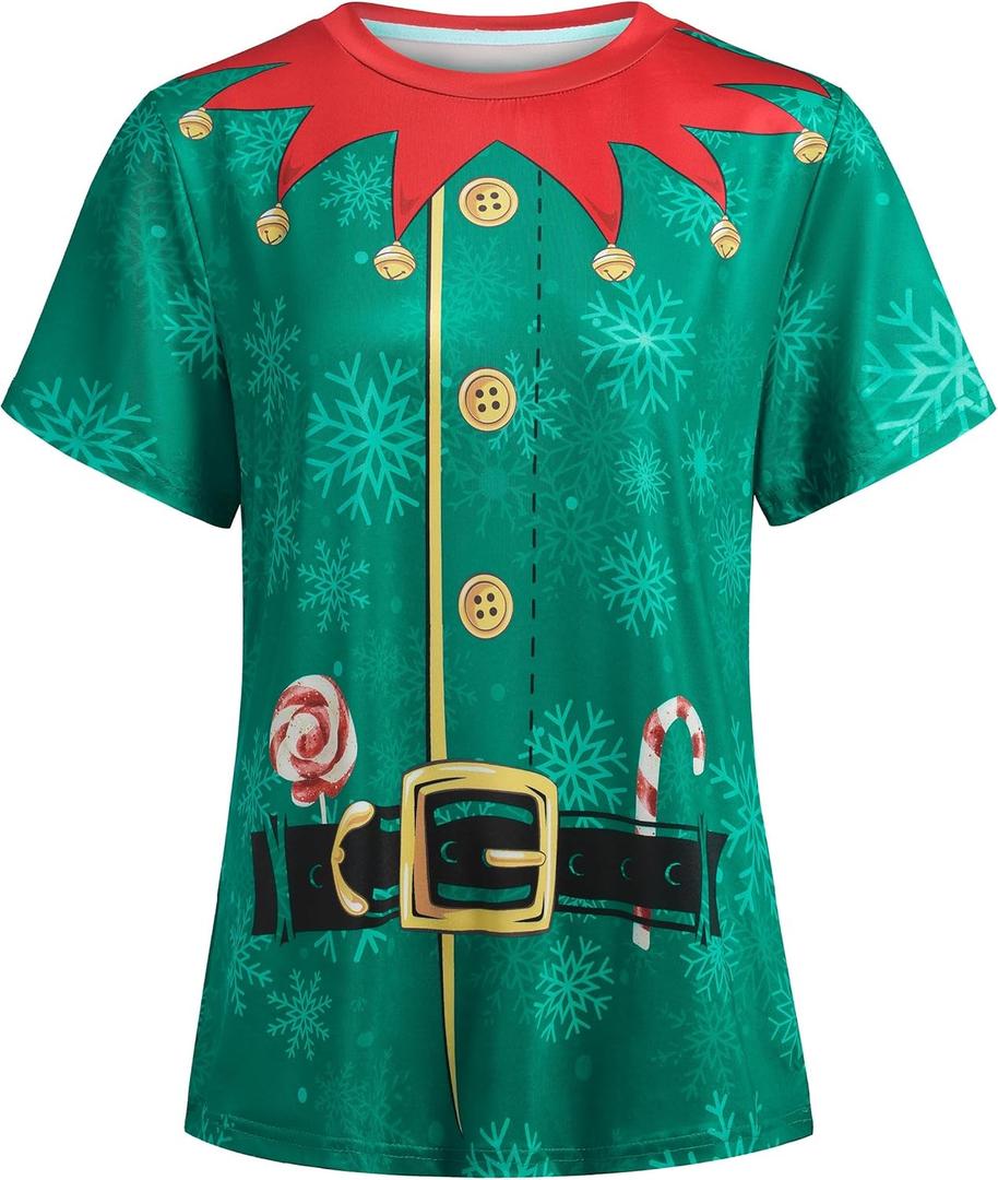 4th of July Patriotic Shirt Women,Female Pirate Shirt,Oktoberfest Mardi Gras Novelty Short Sleeve T-Shirts (Medium)