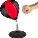 Stress Buster Desktop Punching Bag - Suctions to Your Desk, Raipoment Heavy Duty Stress Relief Ball, Funny Gifts for Boss or Coworker, Easter (Red/Black)