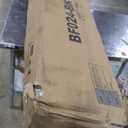 Rolanstar Metal Bunk Bed Full Over Full with USB Charging Station, LED Bunk Bed with 2 Storage Drawers, Bed with Safety Guardrail & Ladders, No Box Spring Needed, Easy Assembly, Black