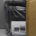 Homecor Silverware Organizer - Expandable Large Kitchen Drawer Organizer Utensil Organizer with 2 Removable Knife Blocks, 22"x 19"Cutlery Tray Drawer Dividers for Kitchen Flatware(6-9 Slots) (Black)