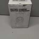 Cheese Grater with Handle, Multifunctional Manual Rotary Cheese Grater - Cheese Shredder Easily Chop Carrots, Potatoes, Vegetables and Fruits and Easy to Clean(Grey green)