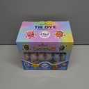 24 Colors Tie Dye Kit, Tie Dye Set for Kids, Pre-Filled Bottles, Non Toxic Permanent Fabric Dye Art Set, Easy DIY Fabric Art - Create Fun (24 Colors)