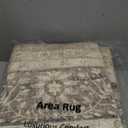 8x10 Washable Area Rug Beige Vintage Rug for Living Room Bedroom Low Pile Soft Non-Slip Boho Rug for Under Table Boho Distressed Retro Carpet for Bedroom Kitchen Office Dining