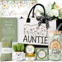 MAYICIVO Christmas Mom Gifts from Daughter Son, Best Mom Birthday Gifts Ideas for Moms Women Mother-in-Law Mothers Day Gift Baskets for Mother, New Mama Gift for Wife from Husband w/Canvas Tote Bag, Aunt