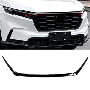 Exterior Front Bumper Engine Lid Grill Grille Cover 3Pcs Compatible with Honda CR-V CRV 2023 2024 2025