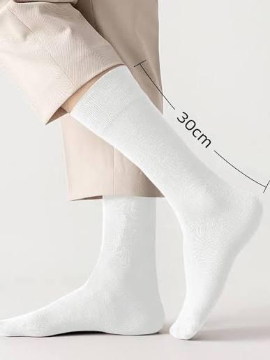 2 Pack Mens Dress Socks Combed Cotton Dress Crew Socks for Men Breathable Business/Casual Men's Socks Size 8-13