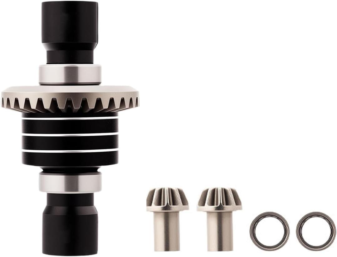 45# Steel Differential Diff & Input Gear for 1/16 H16207 16208 16209 16210 H16H H16E H16P H16BM H16BM H16GT H16DR Series Upgrades Part Black