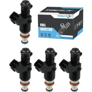 FJ484 Fuel Injectors 4PCS 2.0L 2.4L For Acura RSX 2005-2006,For Honda Accord 2003-2007,CR-V 2005-2009,Element 2003-2011,16450RAAA01 16450RADL61