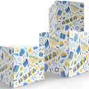 2 x The Dreidel Company Happy Hanukkah Hanukkah Design Gift Wrap Paper Chanukah 17.5" X 180" In, 15 Ft. Long Each, 2 Rolls