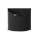 Leakproof Car Trash Can,Mini Car Trash Bin for SUV and Truck,Small Removable Liner Garbage Can,Waterproof Automotive Trash Can for Vehicle,Home,Office,Multipurpose,Easy to Clean (Black)