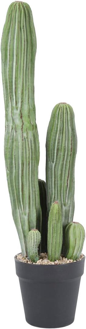 Artificial Cactus Fake Cacti 24" Faux Potted Cactus Plants for Home Store Office Decoration