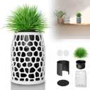 Upgrade Camera Disguise Vase Compatible with Ring Indoor 2nd Gen Camera, Includes Fake Plant