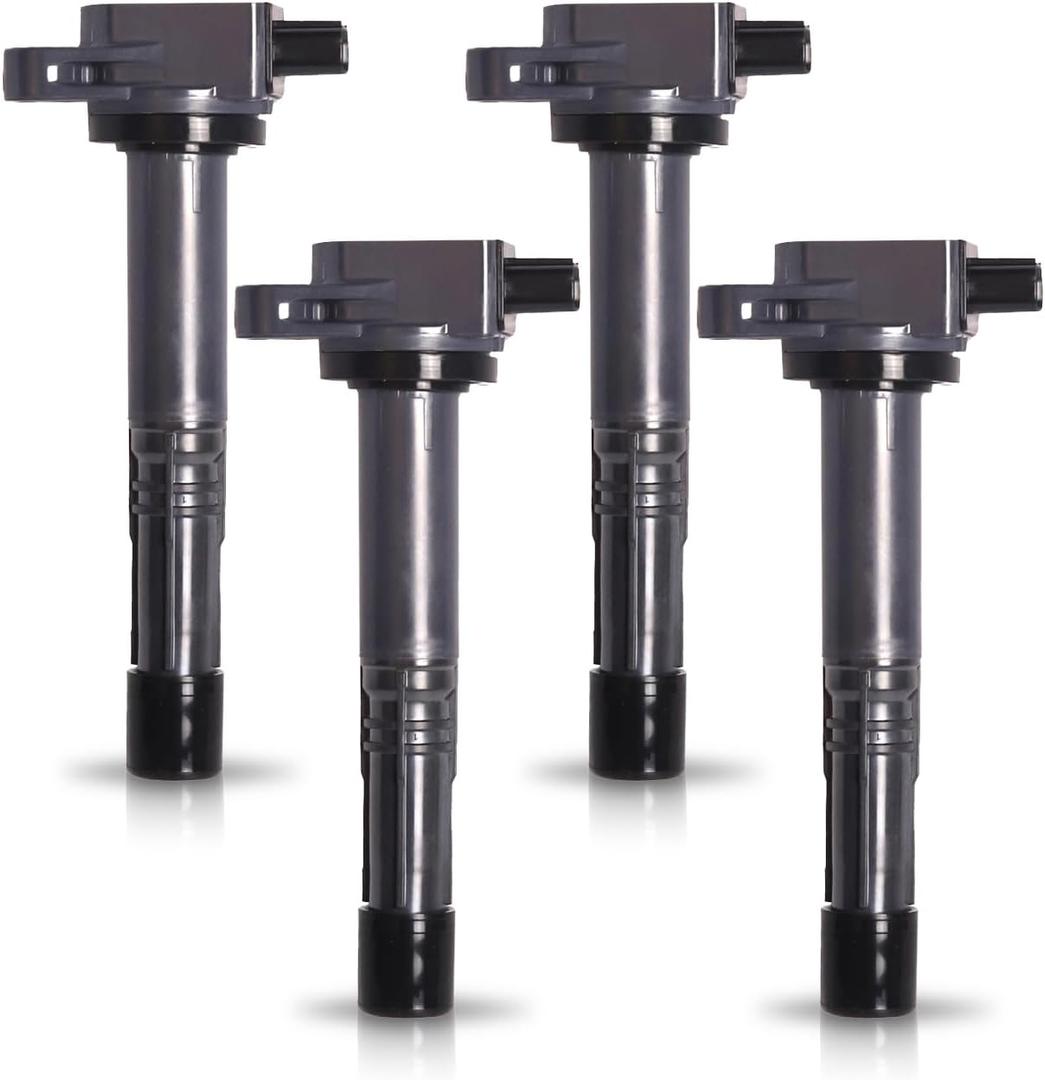 ENA Ignition Coil Pack Set of 4 Compatible With Honda Accord Civic SI CRV Crosstour Acura ILX 2008 2009 2010 2011 2012 2013 2014 2015 2.4 Coils for UF602 E1102 522074 30520R40007 C1662