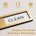 Dishwasher Magnet Clean Dirty Sign - Dishwasher Magnet Sign - Clean & Dirty Dishwasher Slider Indicator - Kitchen Signs