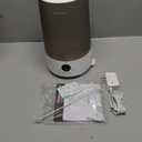 Homvana Humidifiers for Bedroom Home, 3.6 L Cool Mist Top-Fill 34H Super Long Time, Quiet 23dB, Baby Humidifier, Oil Diffuser for Large Room, House, Plant, Nursery, Office, BPA FREE, Ultrasonic (Grey)