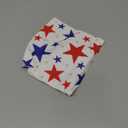 Nuanchu 200 Pcs American Flag Napkins 4th of July Patriotic Red White and Blue Disposable Paper Cocktail Napkins for Veterans Day Election Independence Day Decorations(Square Star)