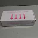 Howemon 150 Church Candles with Drip Protectors for Devotional Candlelight Vigil Service, Box of 150 Candles, Unscented White 5" H X 1/2" D, No Smoke