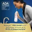 Waterpik Cordless Advanced 2.0 Water Flosser For Teeth, Gums, Braces, Dental Care With Travel Bag and 4 Tips, ADA Accepted, Rechargeable, Portable, and Waterproof, Rose Gold WP-589