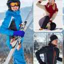 Toulite 36 Pair Adult Winter Gloves Bulk Warm Knitted Magical Gloves Stretchy Solid Color Mittens for Men Women Homeless