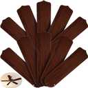 10Pcs Replacement Fan Blades for 42 52 Ceiling Fan Waterproof Weatherproof Fan Blades Replacement for Broken Substitution Replacing Indoor Outdoor Summer(Wood Color,52 Inch)