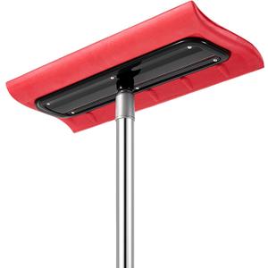 Chumia Snow Roof Rake 20 Foot Reach EVA Soft Foam Pad Head Snow Removal Tool Adjustable-Length Stainless Steel Long Broom for House Roofs, Solar Panels, Cars, Windows and Leaves