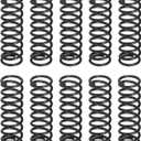 uxcell 30Pcs Compression Spring, 10mm OD, 1.2mm Wire Size, 30mm Free Length, Spring Steel Construction Extended Mechanical Compression Springs for Shop and Home Repairs, Black