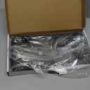 License Plate Protector 2PCS, Clear License Plate Cover & Frames, Rust-Proof Auto Car License Plate Covers and Frames Holder with Screws & Caps, Universal Tag Cover for License Plate (Black)