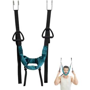 Neck Stretcher Cervical Traction Device for Home Use - Over The Door Cervical Neck Traction Device for Decompression Home Physical Therapy, Portable Neck Traction Device for Neck Pain