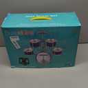 Upgraded Kids Drum Set for Toddlers Plastic Musical Jazz Drum Instruments Kit Birthday Musical Learning Toys for 4 5 6 Boys Girls