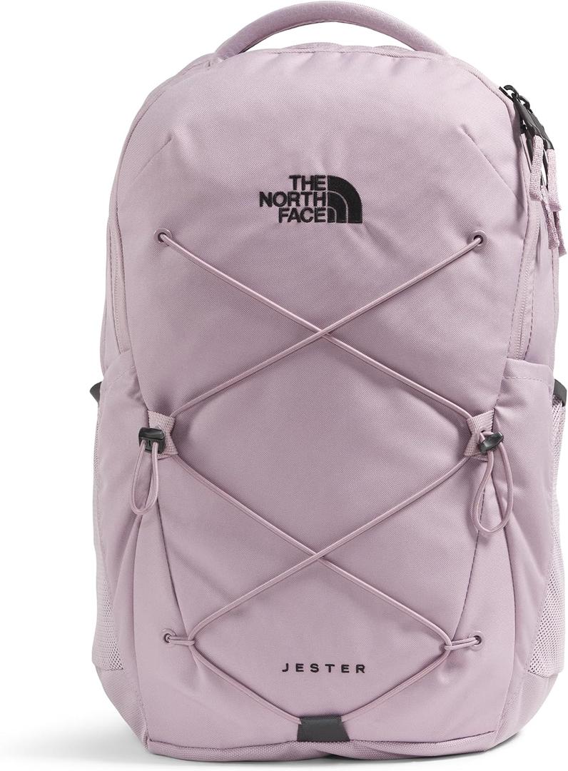 The North Face Women's Jester Everyday Laptop Backpack - Commuter Travel Bag, Laptop Sleeve, Water-Repellent, Ashen Purple/TNF Black, One Size