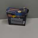 PowerFlow Garden Hose, NON-EXPANDABLE 25 Feet Premium Quality Stainless Steel Metal Water Hose with Durable Fabric Skin, Hose For Commercial, Residential Use, Bonus 10-way Spray Nozzle (25 Ft, Black)