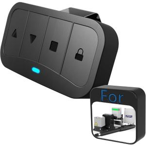 Bltezeit 300-916MHz Remote Control with Visor Clip, Car Universal Remotes for Sliding Gate/Garage Door/Swing Gate/Rolling Door Opener Automatic System