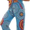 PrinStory Women's Pajama Set Short Sleeve Shirt and Capri Pants Sleepwear Pjs Sets with Pockets (XXL)