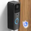 LOCKA Adhesive Blink Doorbell1st GenMount, Not for 2nd Gen (Newest Model), Full Metal No-Drill Mounting Bracket for Blink Video Doorbell, No Block Motion and Camera Sensors
