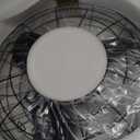 ZMISHIBO Outdoor Ceiling Fans with Light for Patios, Waterproof Gazebo Fan with Remote Control Smart App,3CCT Dimmable, Plug in Caged Ceiling Fan with Pull Chain for Porch Pergola, Black