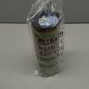 Owala Stainless Steel Triple Layer Insulated Travel Tumbler with Spill Resistant Lid and Straw, BPA Free, 24 oz, Brown/Green (Brave Adventures) (24 Ounces (Pack of 1))