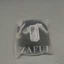 ZAFUL Women's Sexy Cutout Bikini Thong Bikini Set Tie Back Two Piece Swimsuit Bathing Suit (Black & White), XL 