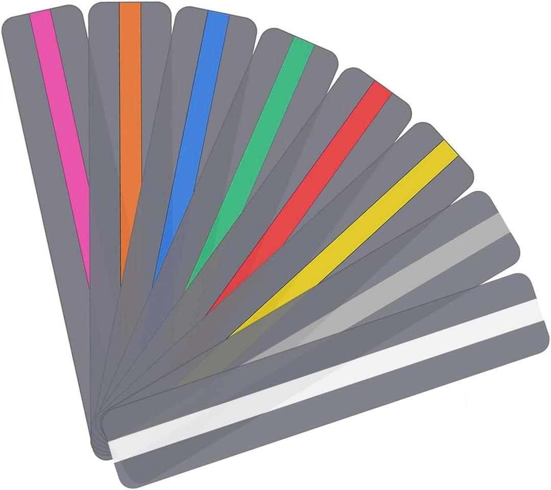 SET OF 3, Party Supplies Bundle - Blue Gold Edge Tablecloth (20 Pack), Guided Reading Strips (8 pack), 3/8 Inch Velvet Ribbon Set (20 Colors), AbbyLike Bikini Flamingo Outfits Decor (Flamingo Not Included)