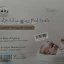 Cuddobaby 4-in-1 Changing Pad | Baby Scale | Height | Room Temp - Vanilla | Weight & Height Growth Monitoring, Integrated Tape, Wipe Clean Cover, for Newborn, Toddler & Adult - Table, Dresser, Bed